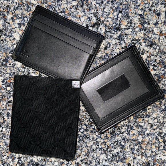 GUCCI ULTRA RARE pull out card holder wallet 🖤 - Picture 6 of 14